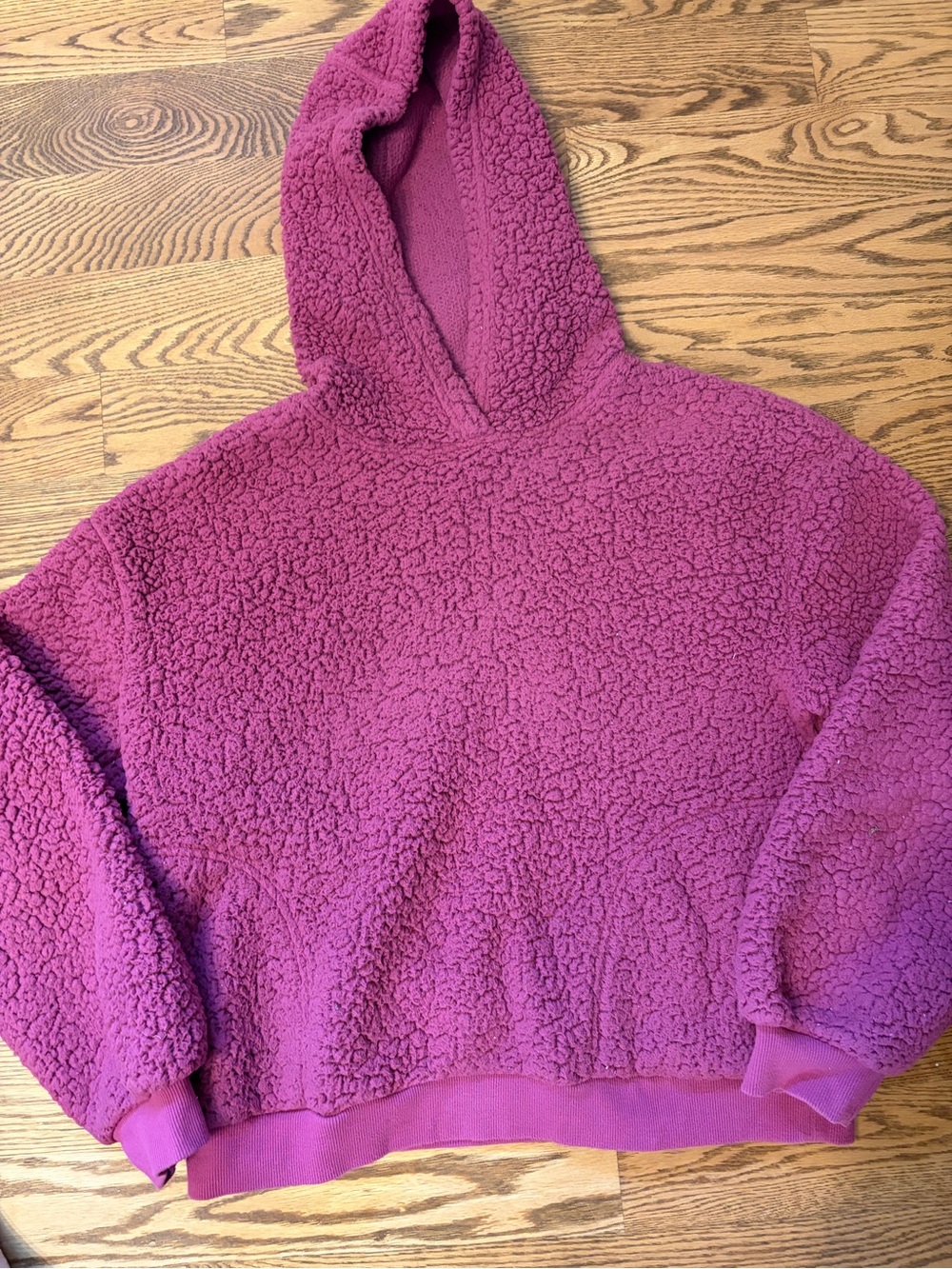 Universal Thread Plush Magenta Sherpa Hoodie